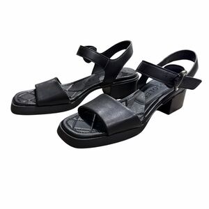 Aerosoles Sandals Women’s 10 M Black Dorian Slingback Block Heel Summer Open Toe